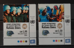 2016 - United Nations Geneve - MNH - International Day Of United Nations - United For Peace - 2 Stamps - Nuevos