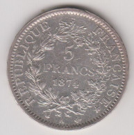 Francia, Moneta Da 5 Franchi Argento 1874 - 5 Francs