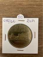 Monnaie De Paris Jeton Touristique - 50 - Cherbourg - Cité De La Mer - 2014 - 2014