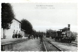 CPSM 65 * Tournay  * La Gare  Vers 1905 ( Reproduction Des Année 1960) - Vic Sur Bigorre