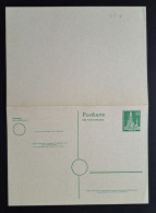 Berlin 1956, Postkarte P 34 Doppelkarte Ungebraucht - Postkarten - Ungebraucht