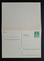 Berlin 1957/58, Postkarte P 39 Doppelkarte Ungebraucht - Postkarten - Ungebraucht