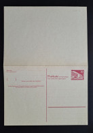 Berlin 1957/58, Postkarte P 40 Doppelkarte Ungebraucht - Postkarten - Ungebraucht