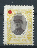 VIGNETTE AVIATION DELANDRE - FRANCE - Croix-Rouge - 1914 - 1915 -  WWI WW1 Cinderella Poster Stamp 1914 1918 War - Rotes Kreuz