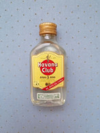 HAVANA CLUB 3 ANOS BOTTIGLIA MIGNON VINTAGE SIGILLATA - Miniaturflaschen