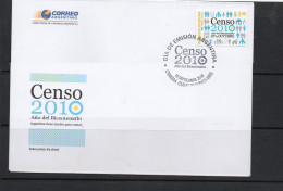 ARGENTINA  - 2010 - CENSUS  ON ILLUSTRATED FDC, - Cartas & Documentos