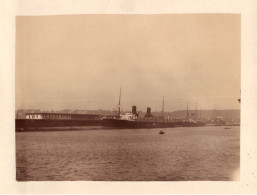 Le Havre - Photo Ancienne Albuminée - Paquebot LA PROVENCE Dans Le Port - Bateau Transatlantique - Port