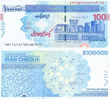 IRAN 1 000 000 1000000 One Million Rials ND (2010) P W154B (2) UNC Signature:  Valiollah Seyf - Iran