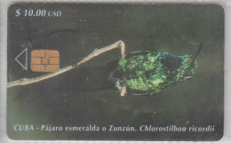 CUBA 2000 BIRD CUBAN EMERALD - Uccelli Canterini Ed Arboricoli