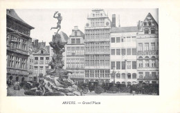 BELGIQUE - ANTWERPEN - Grand ' Place - Carte Postale Ancienne - Antwerpen