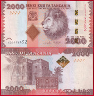 Tanzania 2000 Shillings 2020 P-42 UNC - Tanzania