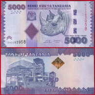 Tanzania 5000 Shillings 2020 P-43 UNC - Tanzanie