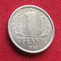 Germany 1 Pfennig 1986  KM# 8.2 Lt 264 *VT  German-Democratic Republic  Alemanha Oriental DDR RDA Alemania Allemagne - Autres & Non Classés