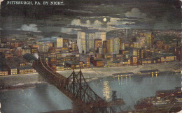 USA - Pittsburgh By Noght - Carte Postale Ancienne - Other & Unclassified