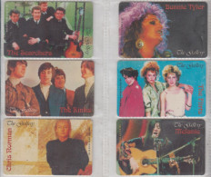 GERMANY 1993 ROCK MUSIC THE GALLERY SEARCHERS KINKS CHRIS NORMAN BONNIE TYLER FLIRTS MELANIE 6 CARDS - Musique