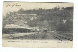 Esneux  SOUVENIR D'ESNEUX - La Station Et Le Tunnel De 600 Mètres - Esneux