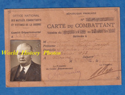 Carte Ancienne Du Combattant - 1935 - Antoine Marie Joseph ROYER , Né En 1873 - Domicilié à VIVANS Loire - Poilu WW1 - Documents