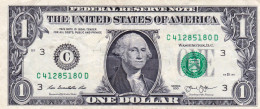 USA 1 Dollar Of Federal Reserve Notes 2013 VF C-D PHILADELFPIA "free Shipping Via Rergular Air Mail (buyer Risk" - Billetes De La Reserva Federal (1928-...)