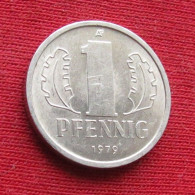 Germany 1 Pfennig 1979 KM# 8.2 Lt 321 *VT  German-Democratic Republic  Alemanha Oriental DDR RDA Alemania Allemagne - Sonstige & Ohne Zuordnung