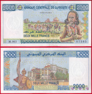 Djibouti 2000 Francs 2008 P-43 UNC - Gibuti
