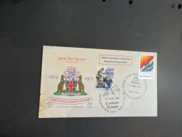 (N1 R 29) (Australia) 150th Anniversary Of Sydney Stock Exchange (5th May 1971 - 5th May 2021) On 1971 Cover (Nº1727) - Lettres & Documents