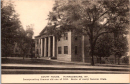 Kentucky Harrodsburg Court House Albertype - Other & Unclassified