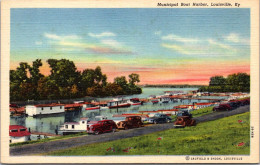 Kentucky Louisville Municipal Boat Harbor Curteich - Louisville