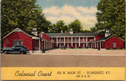 Kentucky Somerset Colonial Court Curteich - Altri & Non Classificati