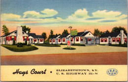 Kentucky Elizabethtown Hay's Court Curteich - Altri & Non Classificati