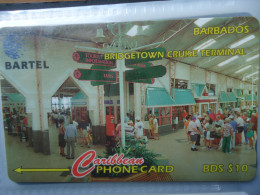 BARBADOS  USED CARDS    TRAINS STATION TERMINAL - Barbades