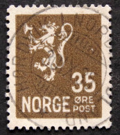 Norway 1927  Minr.128A  HORDVIK( Lot H 1913 ) - Oblitérés