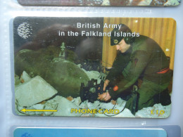 FALKLAND ISLAND   USED CARDS  ARMS  BOBE - Isole Falkland