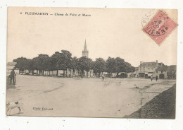 JC, Cp, 86, PLEUMARTIN, Champ De Foire Et Mairie , Voyagée 1906 - Pleumartin