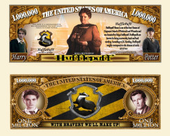 USA - FANTASY NOTE - HOUSE  HUFFLEPUFF - UNC / SERIES  HARRY  POTTER - Sonstige & Ohne Zuordnung