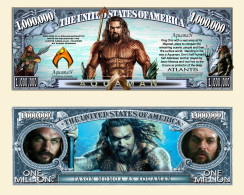 USA - FANTASY NOTE - JASON  MOMOA  AS  AQUAMAN  -  UNC - Andere & Zonder Classificatie