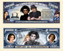 USA - FANTASY NOTE - JOHNNY  DEPP  AS  EDWARD  SCISSORHANDS -  UNC - Autres & Non Classés