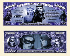 USA - FANTASY NOTE - JULIE  NEWMAR  AS  CATWOMAN  IN  BATMAN -  UNC - Other & Unclassified