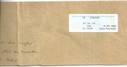 Vignette D'affranchissement - MOG - Curgies - Nord - Enveloppe Réduite 220x110 - 2000 « Avions En Papier »