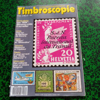 Magazine De La Philatélie * Timbroscopie N: 35 De Avril 1987 * - Französisch (ab 1941)