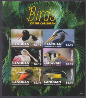 2015 St Vincent Grenadines Canouan 481-486KL Birds 17,00 € - Piciformes (pájaros Carpinteros)