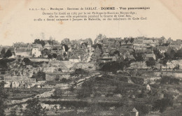 CPA ( 24 Dordogne ) Environs De Sarlat Domme Vue Panoramique - Domme