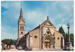 CPSM 10.5 X 15 Isère SAINT GEOIRE EN VALDAINE  L'Eglise (Mon. Hist.) XII° Siècle, En Partie Style Roman ... - Saint-Geoire-en-Valdaine