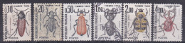1982 N°103/108 Y&T  INSECTES COLEOPTERES (I) COTE 2023 2.50€ - 1960-.... Used
