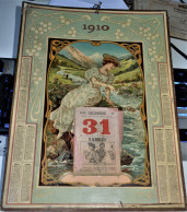 Calendrier 25 X 33cm De 1910 - Tamaño Grande : 1901-20