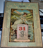 Calendrier 25 X 33cm De 1910 - Big : 1901-20