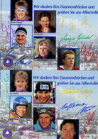 ALLEMAGNE - 2 Photos Sportifs Allemands JO Albertville 1992 ALLEMAGNE - 2 Photos Sportifs Allemands JO Albertville 1992 - Sports