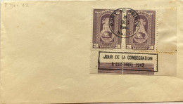 HAITI -1942, FDC COVER, OUR LADY OF NATIONAL PATRONESS 2 STAMP, PORT AU PRINCE, JOUR DE LA CONSECRATION. - Haïti