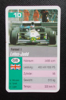 Trading Cards - ( 6 X 9,2 Cm ) 1995 - Formule 1 - Lotus Judd - Grande Bretagne - N°1D - Motoren