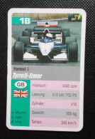 Trading Cards - ( 6 X 9,2 Cm ) 1995 - Formule 1 - Tyrell IImor - Grande Bretagne - N°1B - Auto & Verkehr