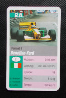 Trading Cards - ( 6 X 9,2 Cm ) 1995 - Formule 1 - Benetton Ford - Italie - N°2A - Motori